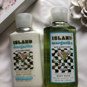 Bath & Body Works Island Margarita Body Wash and Lotion Set